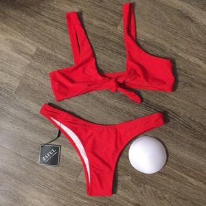 Red bikini